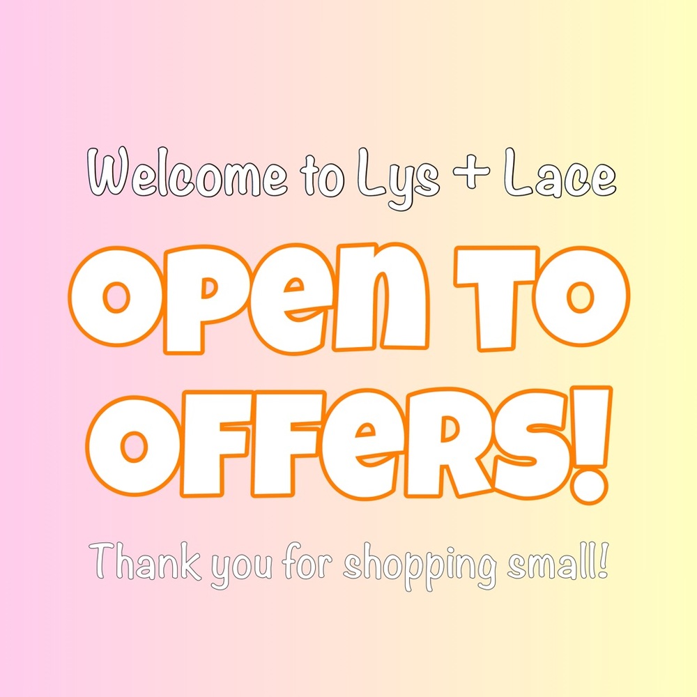 Thank you for your purchase & for shopping small💕